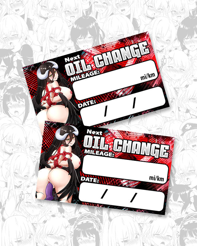 Albedo Bound Oil Change Stickers