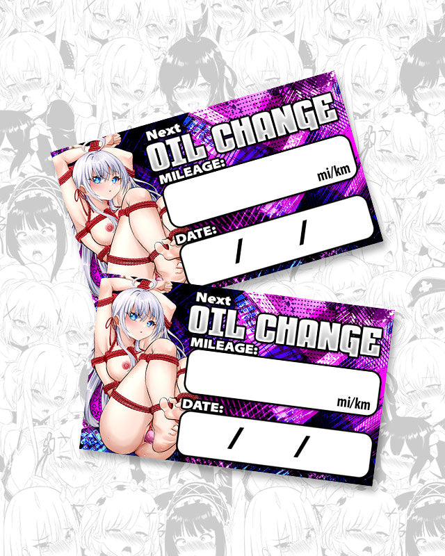 Alya Bondage Oil Change Stickers