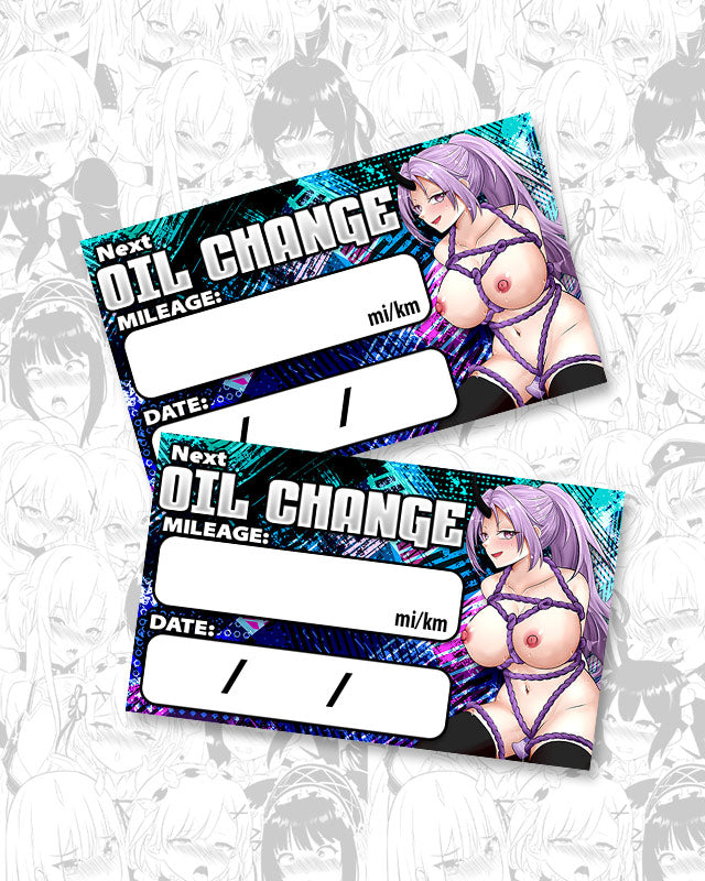 Shion Bondage Oil Change Stickers
