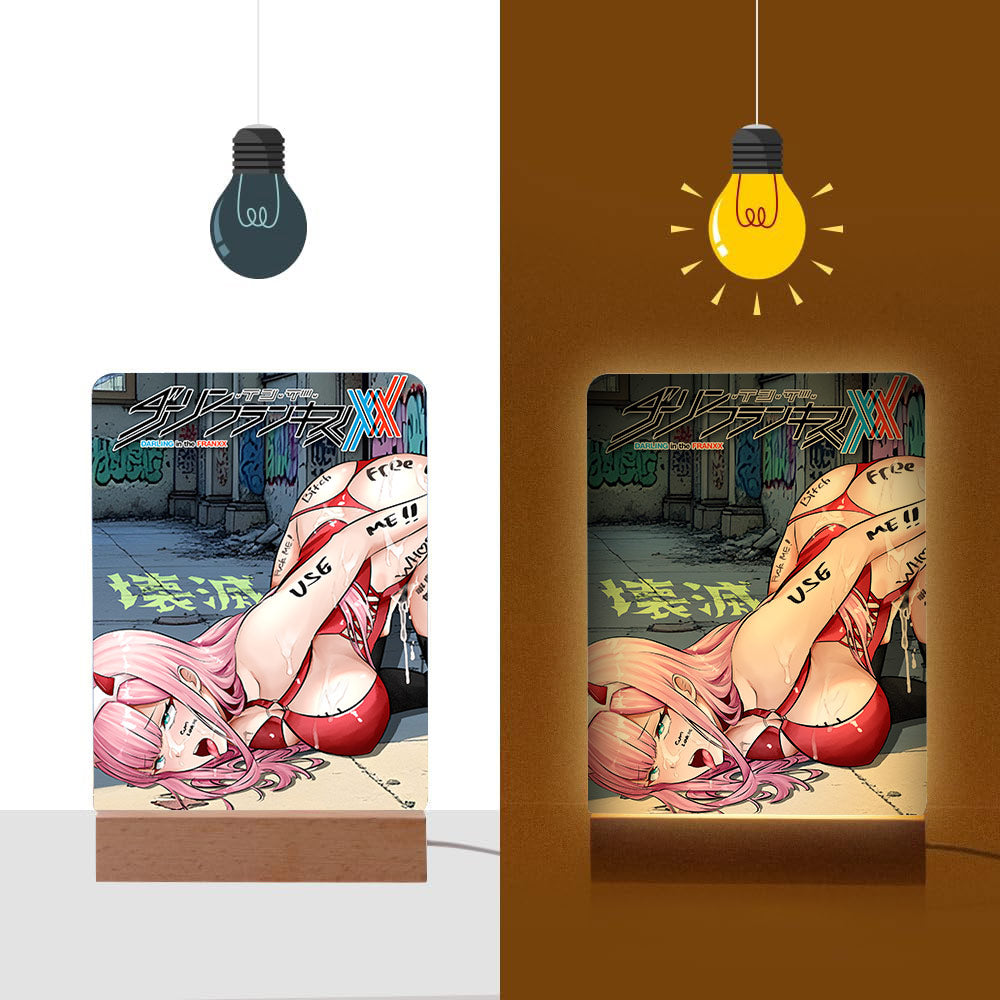Zero Two Wrecked Photo Lamps