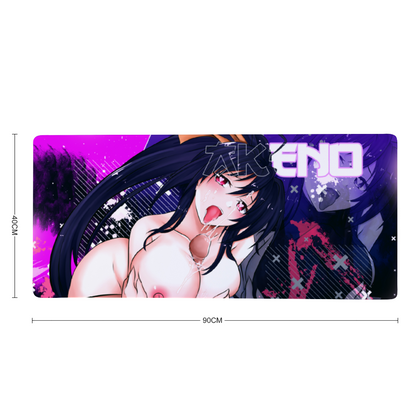 Akeno Paizuri Cultured Desk Mat 16" x 35"