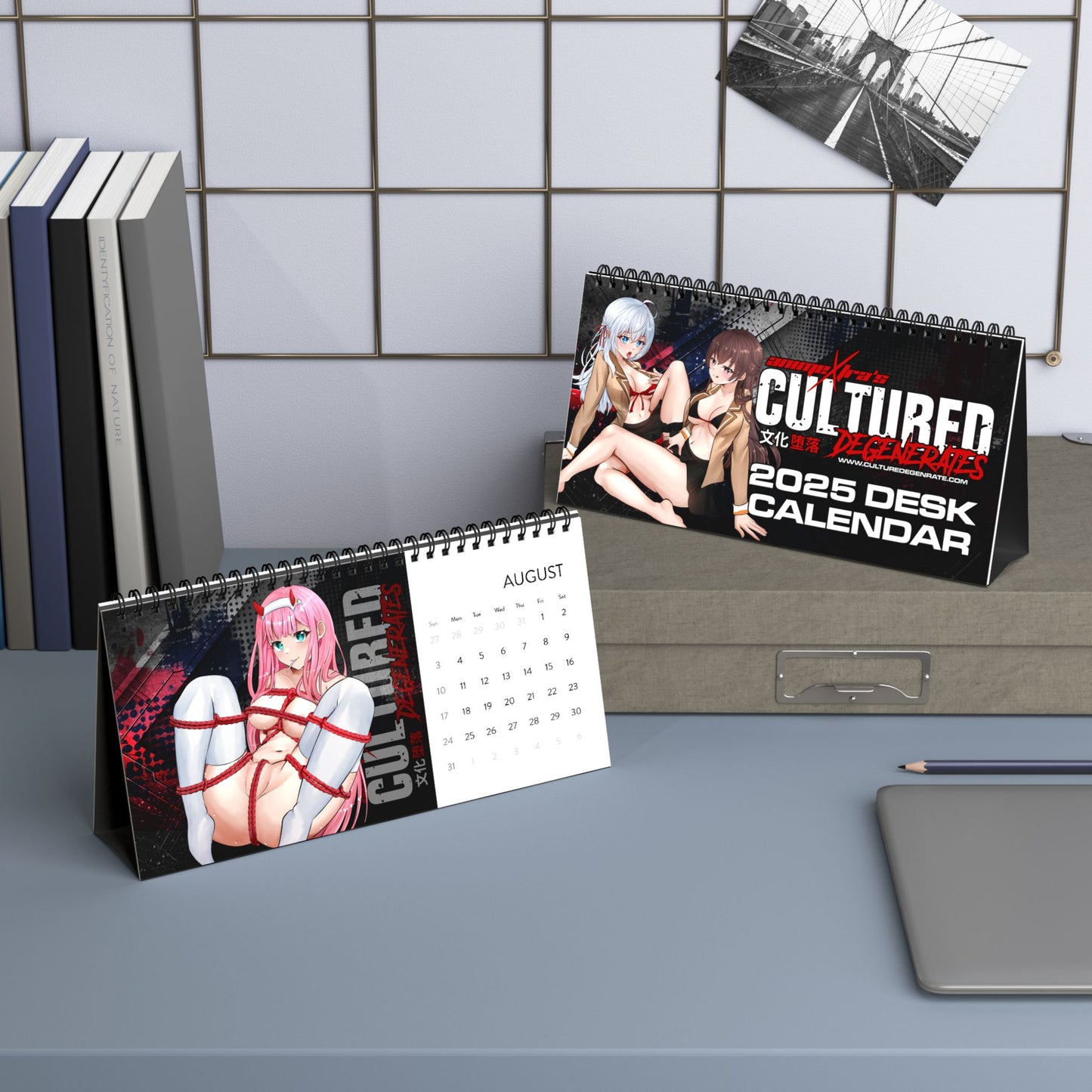 Cultured Degenerates 2025 Desktop Calendar