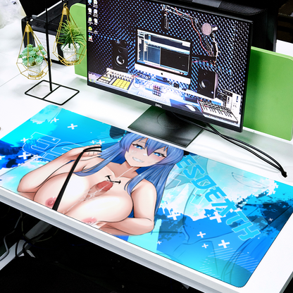 Esdeath Cultured Paizuri Desk Mat 16" x 35"