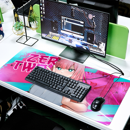 Zero Two Paizuri Desk Mat 16" x 35"