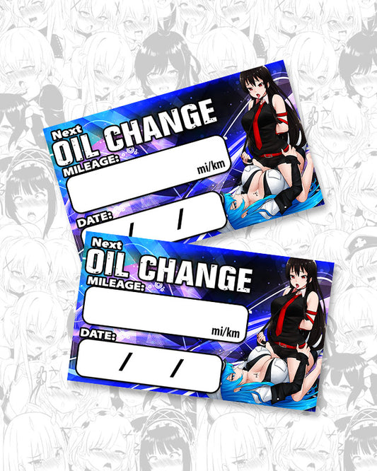 Akame Esdeath Strap-on Oil Change Stickers