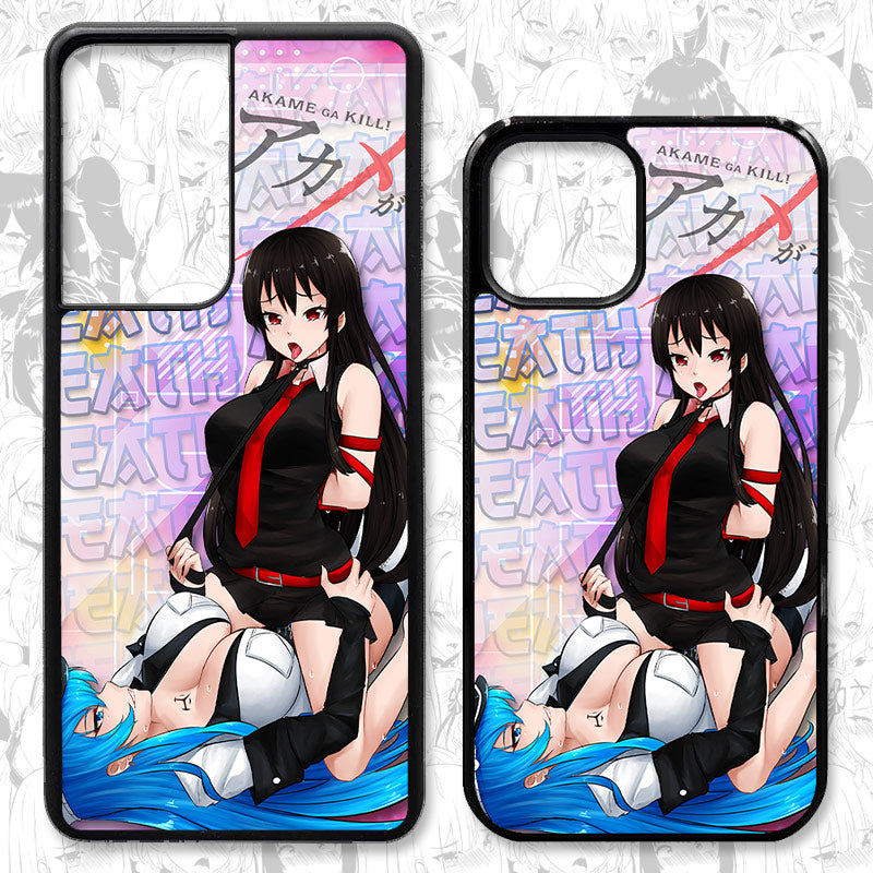 Akame Esdeath Strap-on Cell Phone Cases