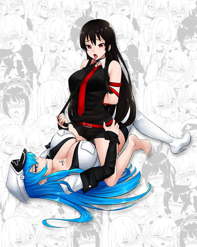 Akame Esdeath Strap-on Kiss Cuts