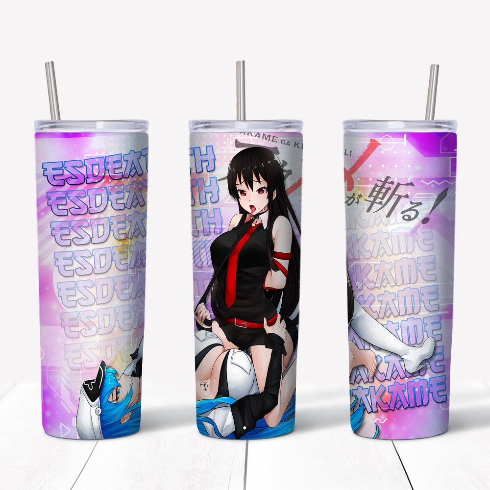 Akame Esdeath Strap-on Tumblers