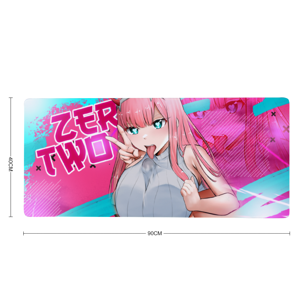 Zero Two Paizuri Desk Mat 16" x 35"