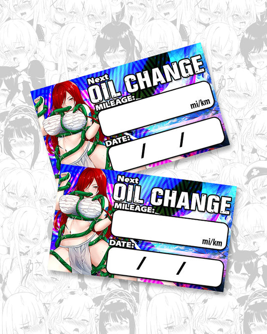 Erza Tentacles Oil Change Stickers