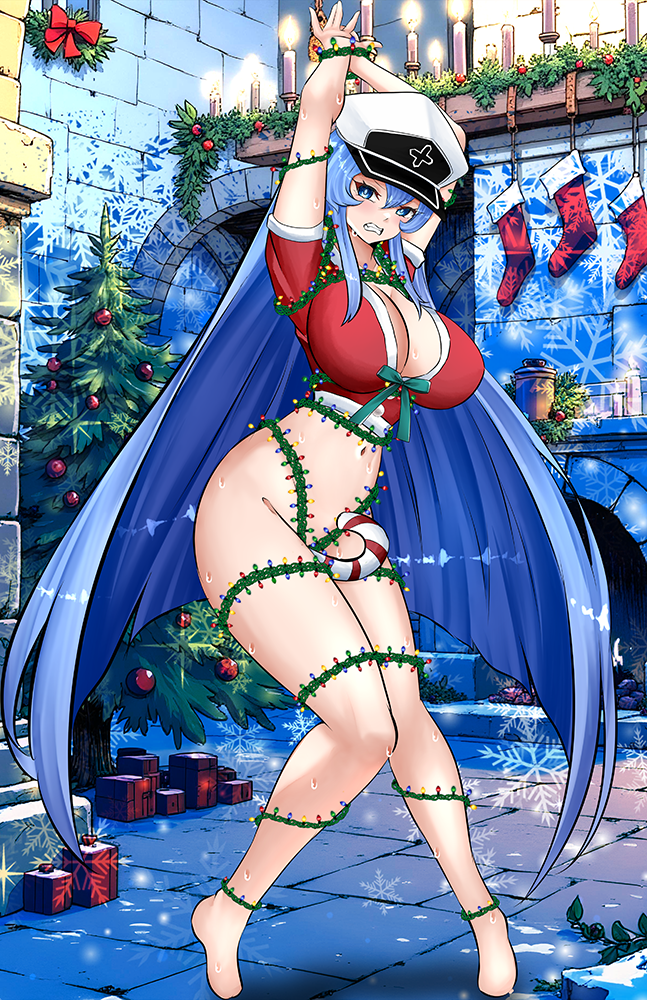 Esdeath Xmas Bondage Poster