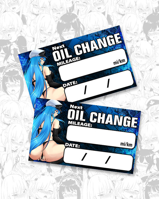 Esdeath Oil Change Stickers