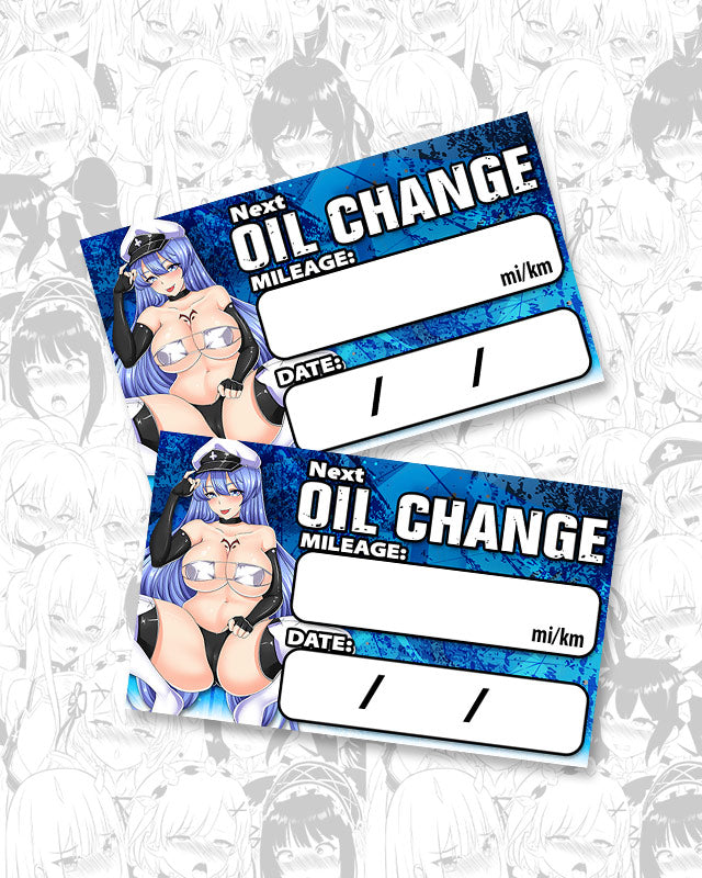 Esdeath Crouching Oil Change Stickers