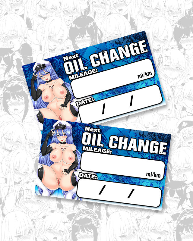 Esdeath Crouching Oil Change Stickers