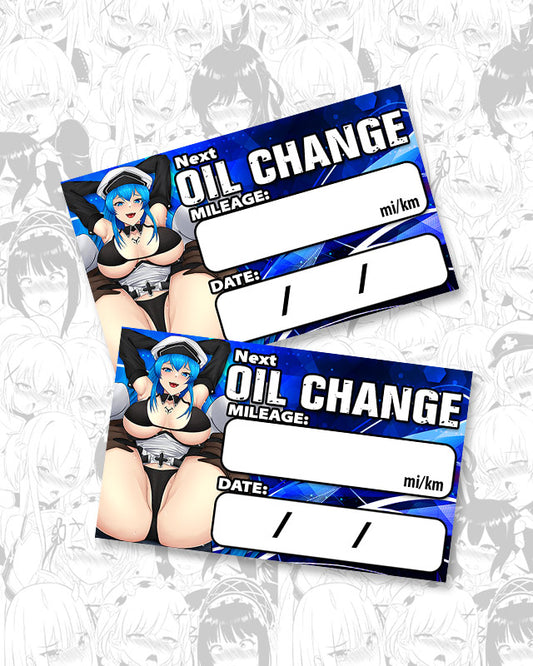 Esdeath Full Nelson Oil Change Stickers