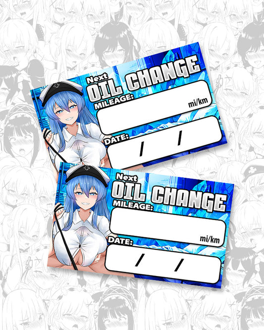 Esdeath Paizuri Oil Change Stickers