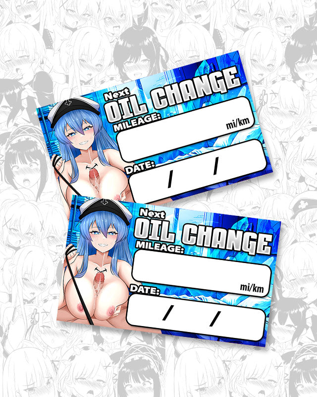 Esdeath Paizuri Oil Change Stickers