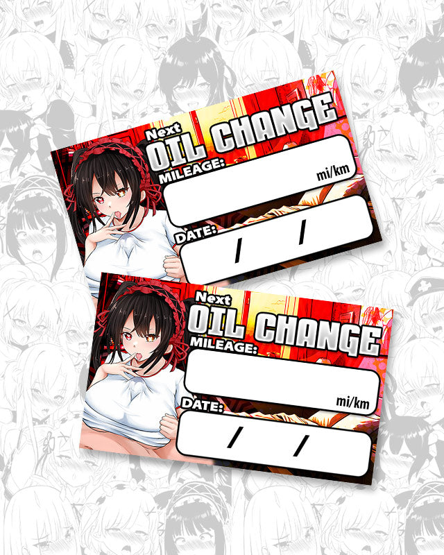 Kurumi Paizuri Oil Change Stickers