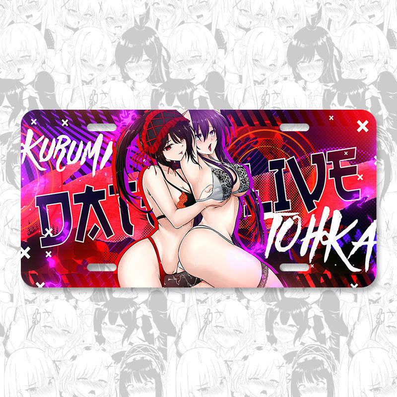 Kurumi Tohka Strap-on License Plates