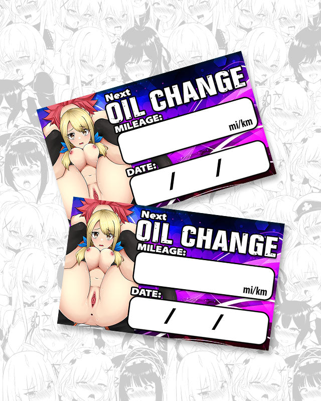 Lucy Full Nelson Oil Change Stickers