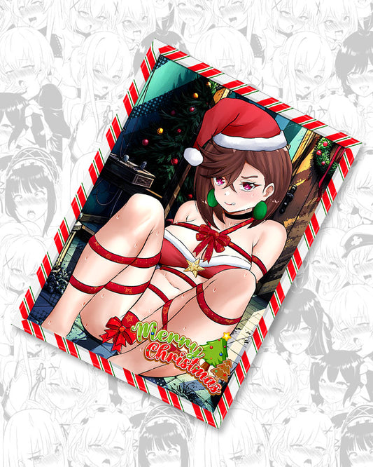 Momo Ayase Xmas Bondage Box Slaps