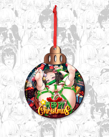 Nezuko Bondage Xmas Ornaments