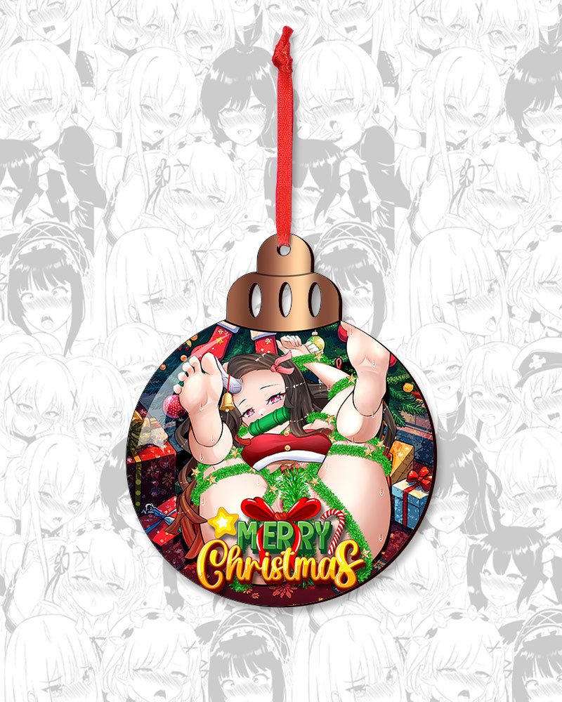 Nezuko Bondage Xmas Ornaments