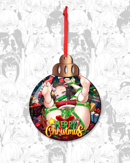 Nezuko Bondage Xmas Ornaments