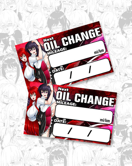 Rias Akeno Strap-on Oil Change Stickers