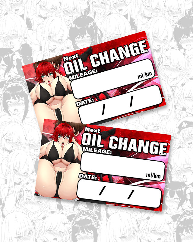 Rias Full Nelson Oil Change Stickers