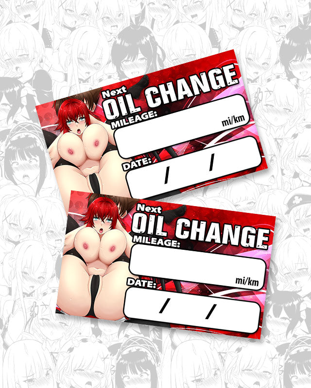 Rias Full Nelson Oil Change Stickers