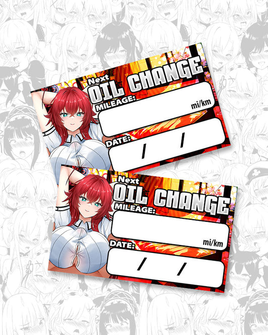 Rias Paizuri Oil Change Stickers