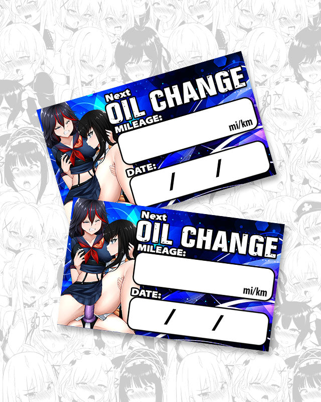 Ryuko Satsuki Strap-on Oil Change Stickers