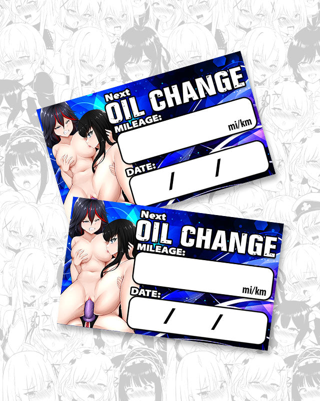 Ryuko Satsuki Strap-on Oil Change Stickers