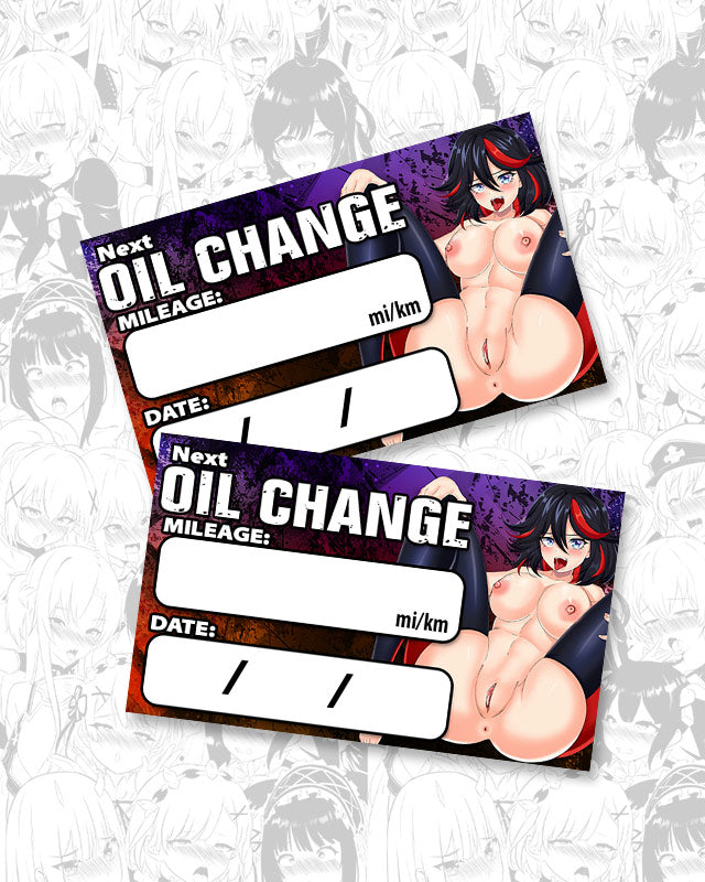 Ryuko Spread Oil Change Stickers