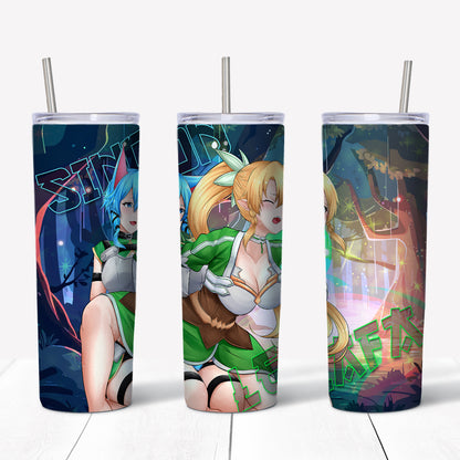 Sinon Leafa Strap-on Tumblers