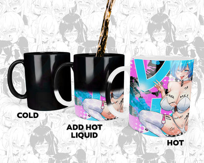 Wrecked Rem Color Changing Mugs