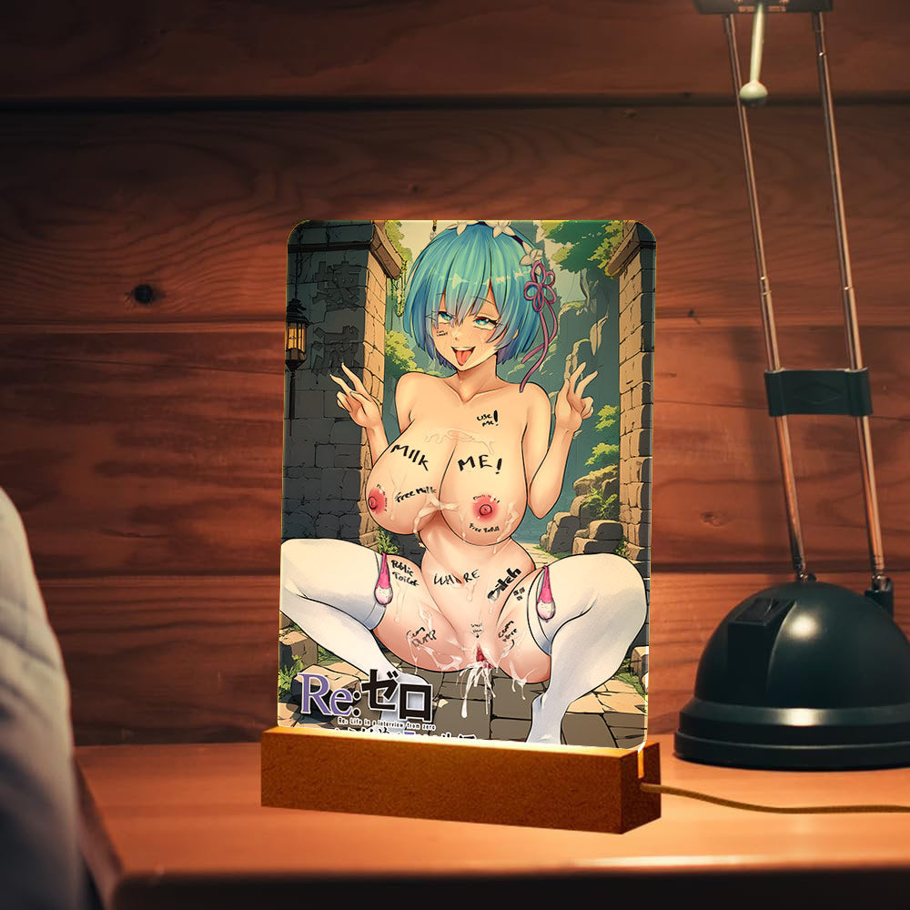 Rem Wrecked Photo Lamps