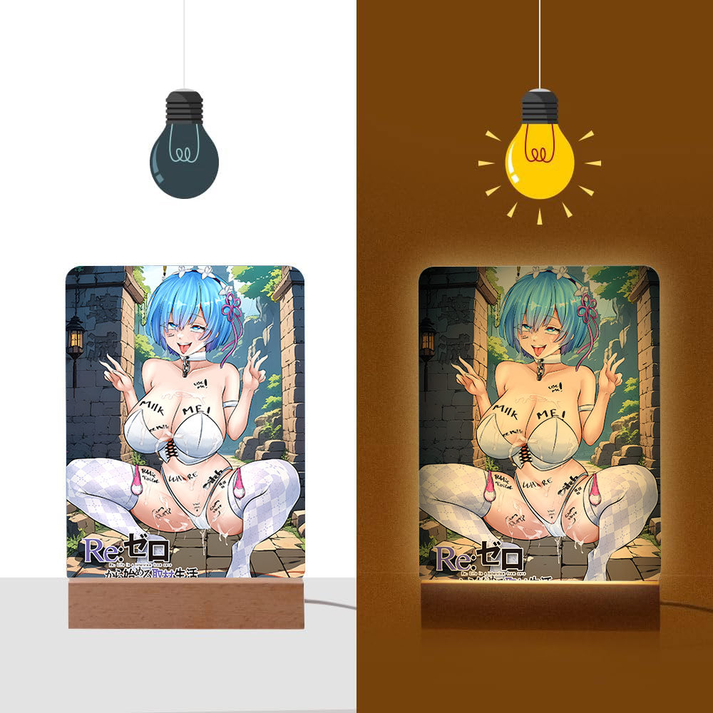 Rem Wrecked Photo Lamps