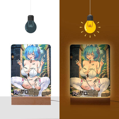Rem Wrecked Photo Lamps