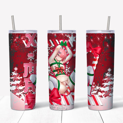 Ram Xmas Bondage Tumblers