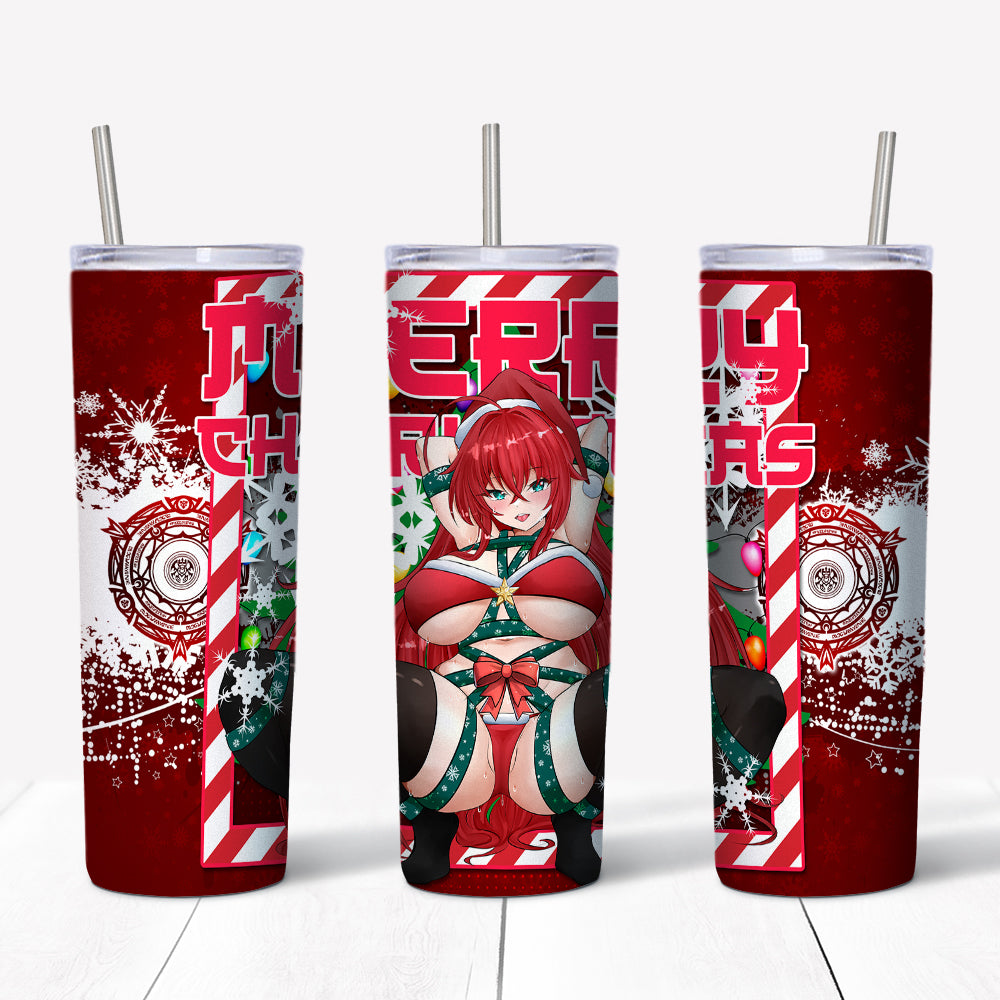 Rias Xmas Bondage Tumblers