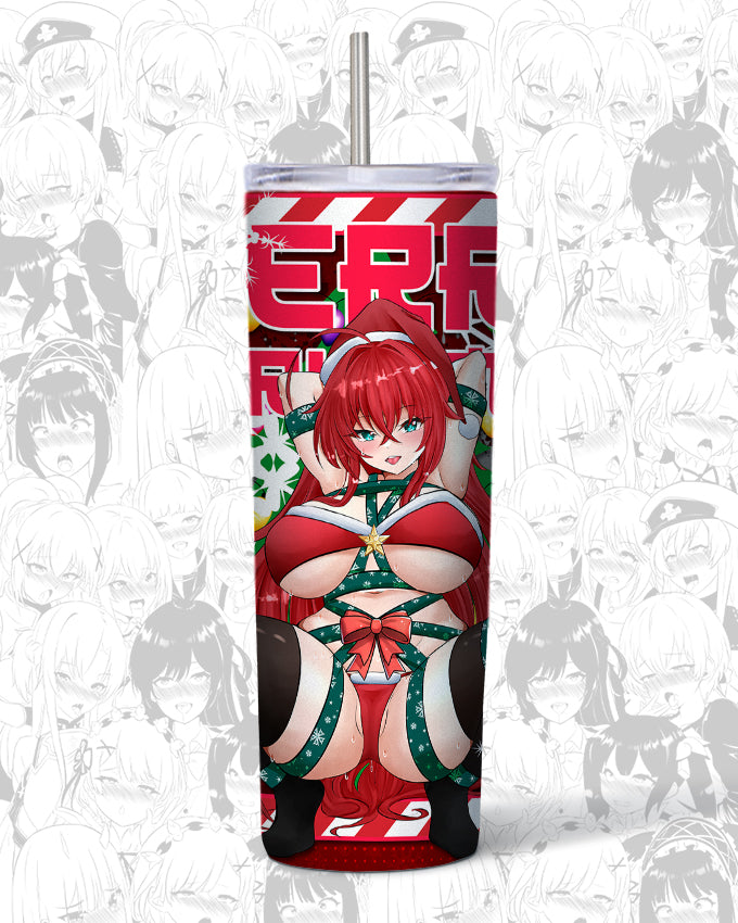 Rias Xmas Bondage Tumblers