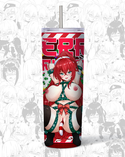 Rias Xmas Bondage Tumblers