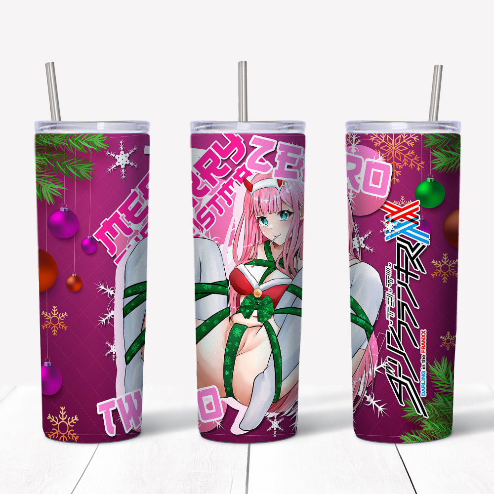 Zero Two Xmas Bondage Tumblers