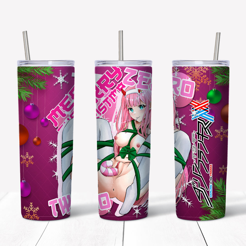 Zero Two Xmas Bondage Tumblers