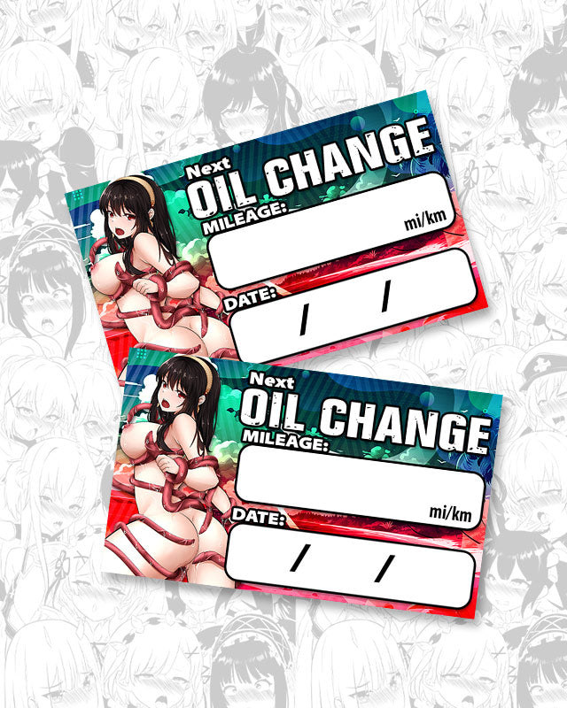 Yor Tentacles Oil Change Stickers