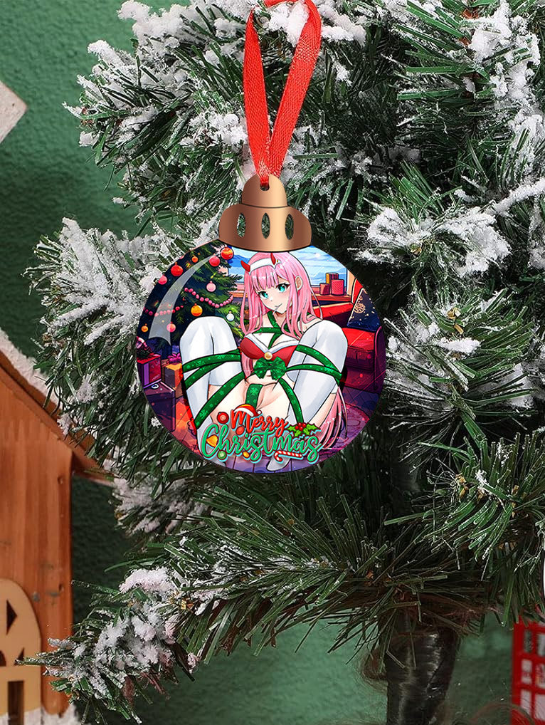 Zero Two Bondage Xmas Ornaments