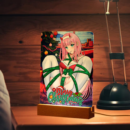 Zero Two Xmas Bondage Photo Lamp