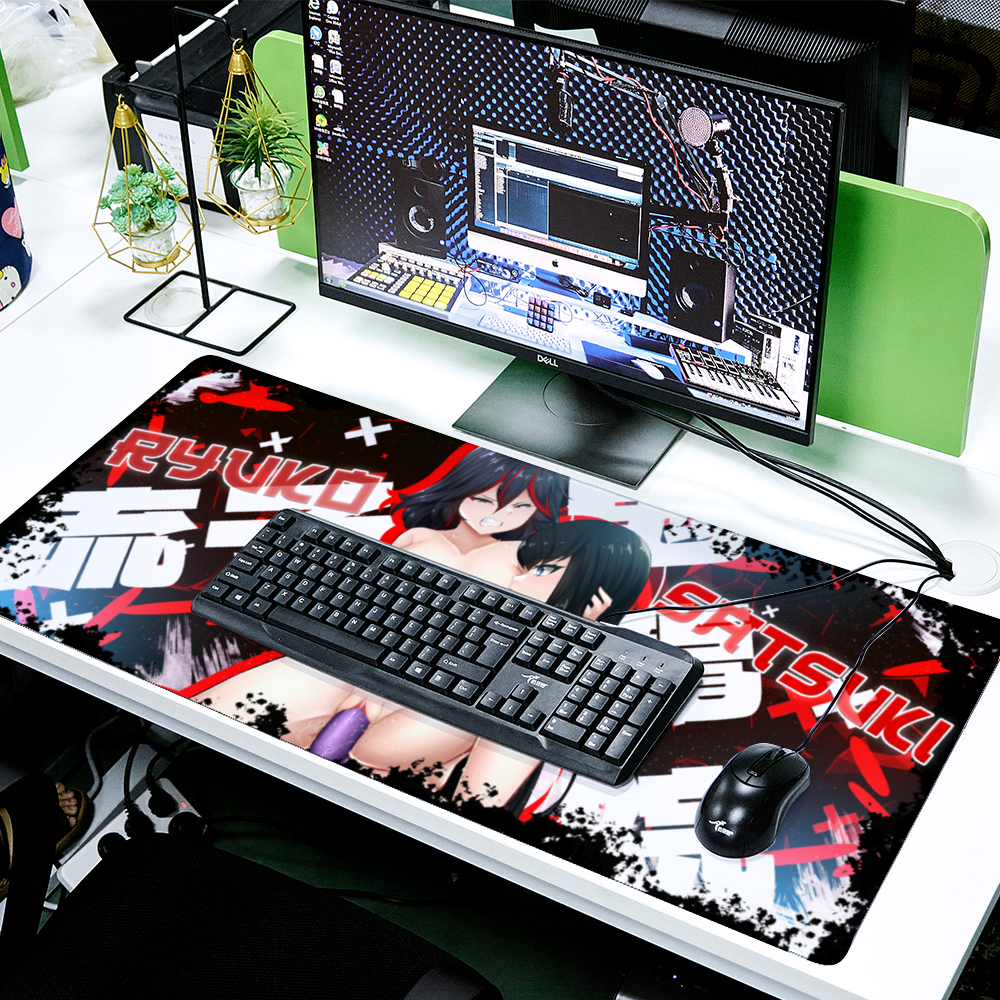 Ryuko Satsuki Strap-on CULTURED Desk Mat 16" x 35"